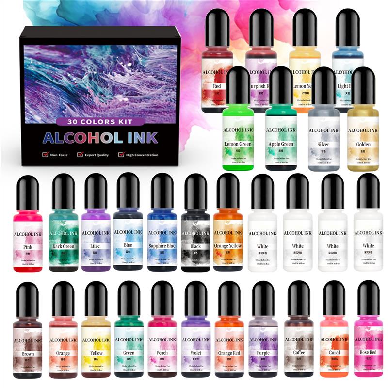 Resin Dye Alcohol - 1 Set Kunsttinte Alkohol Epoxidharz Pigment