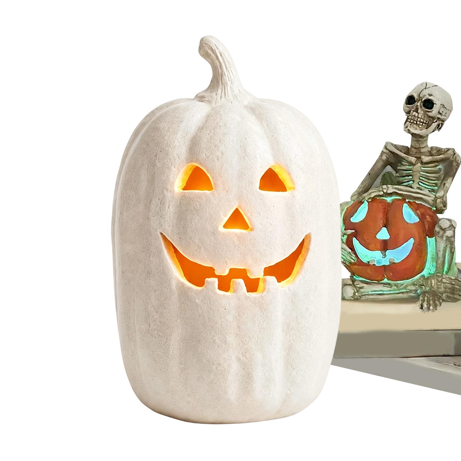 Resin Crafts - Halloween-Kürbisse zum Basteln, handgefertigtes Kürbis-Tischdeko aus