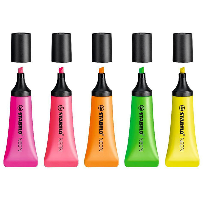 Stabilo Marker Boss - 5Pcs STABILO Highlighter 72 NEON Serie