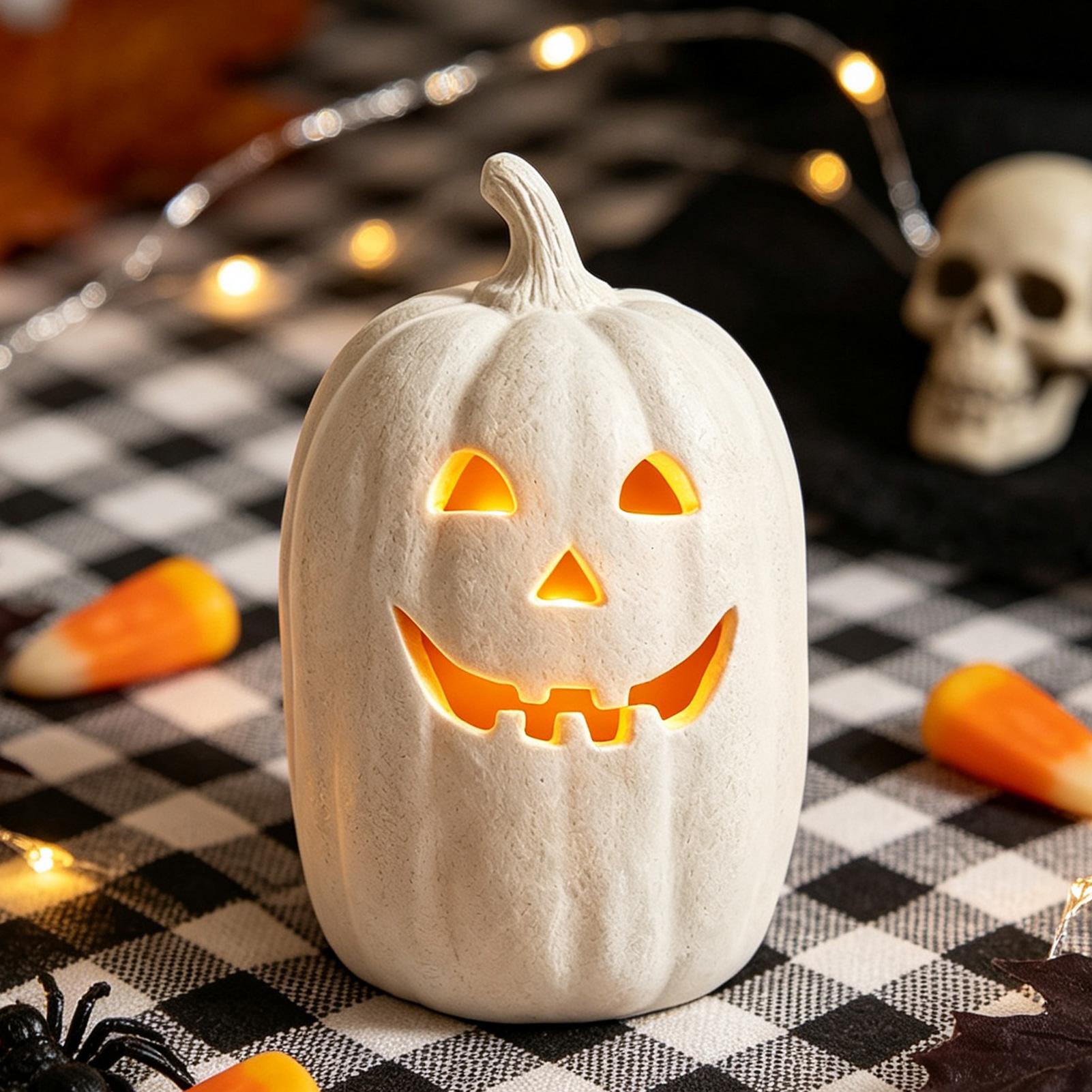 Halloween-Kürbisse aus Kunstha – Resin Crafts Bewertung und Preis