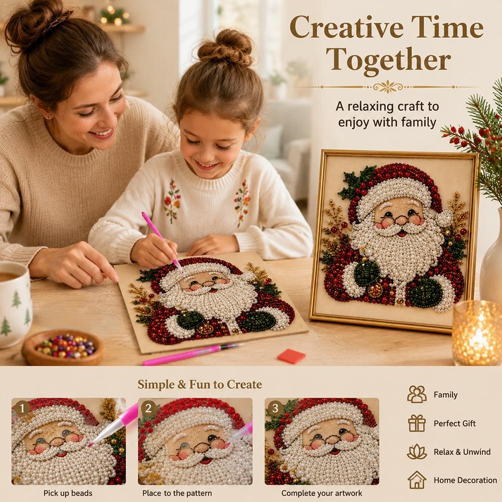 Weihnachtsmann Perlen-Kunst DI – Resin Craft Kit Bewertung und Preis