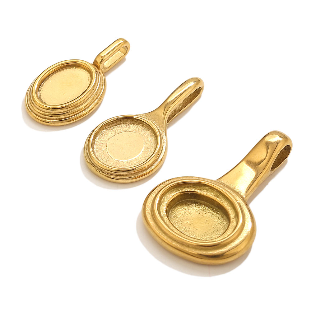 5 Stück Edelstahl Runde ovale  – Resin Crafts Bewertung und Preis