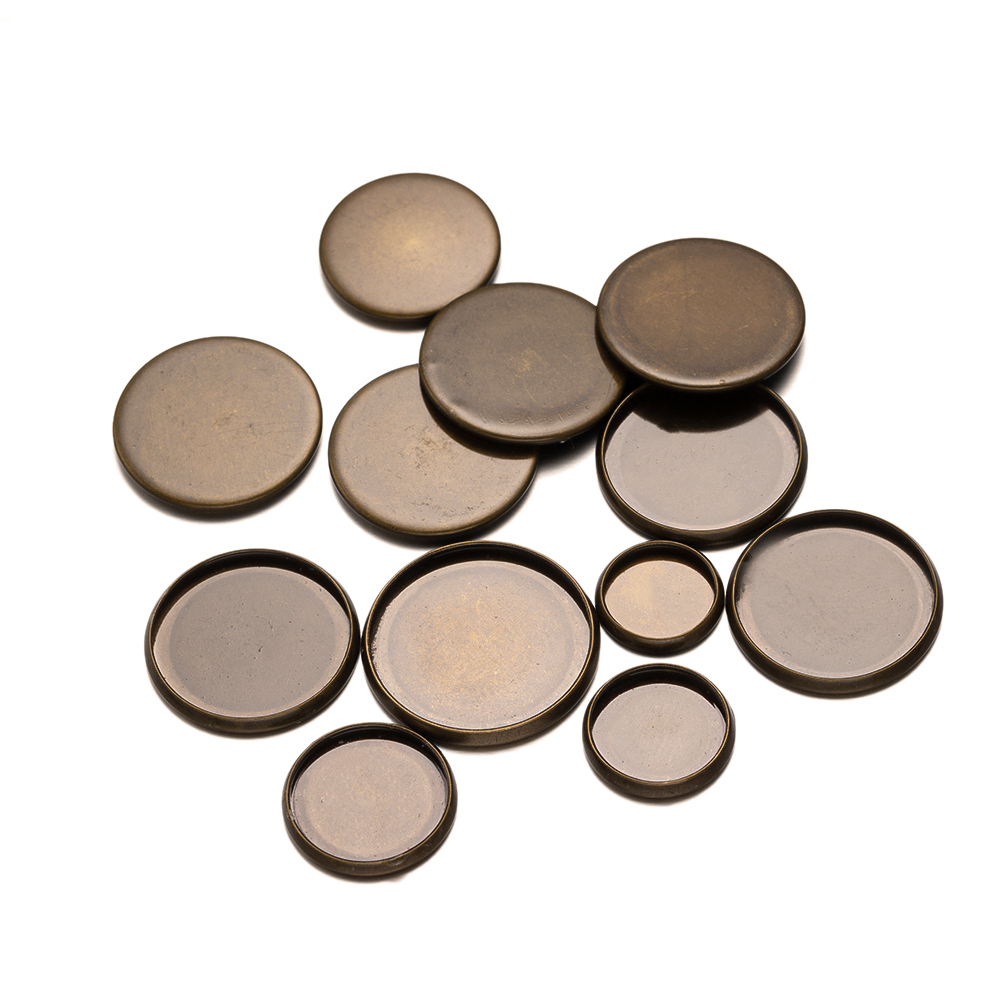 20 Stück antike Bronze flache  – Bezels Set Pendant Bewertung und Preis