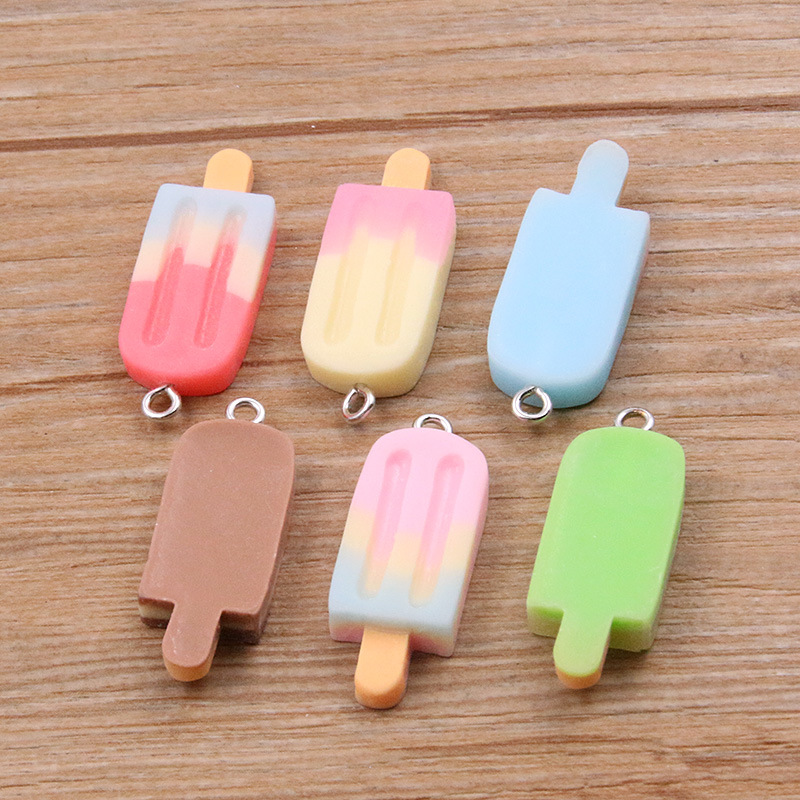 6 Stück Farbverlauf-Eis am Sti – Resin Crafts Diy Bewertung und Preis