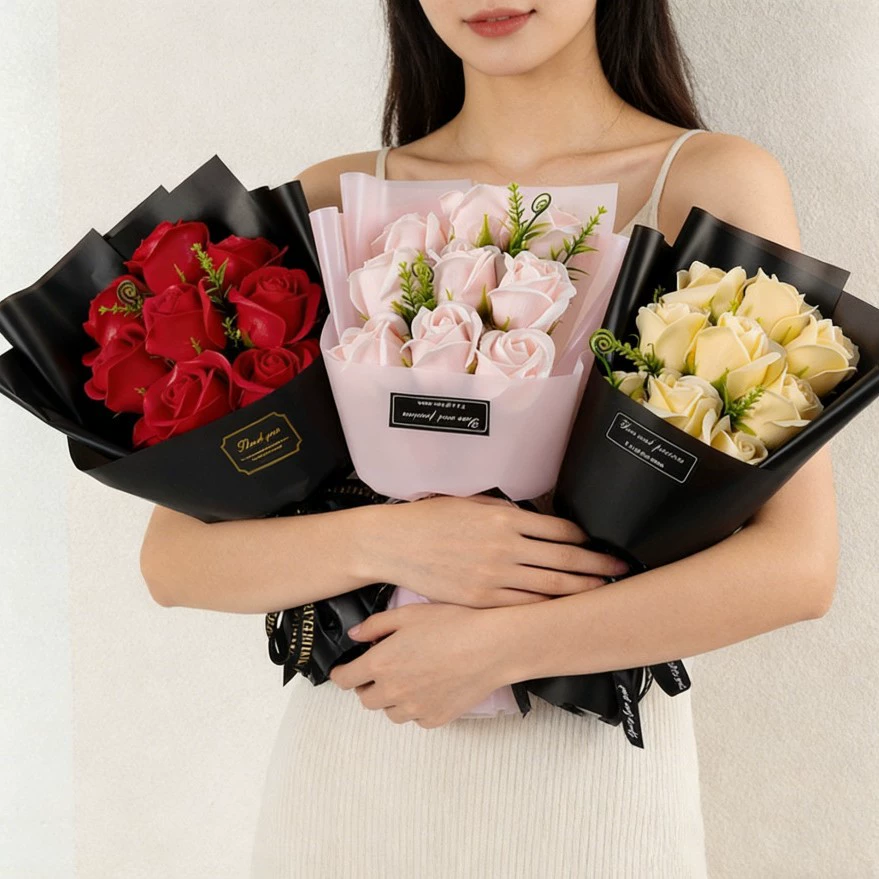 9-köpfiger Seifenblumen-Rosens – Dried Flower Bulk Bewertung und Preis