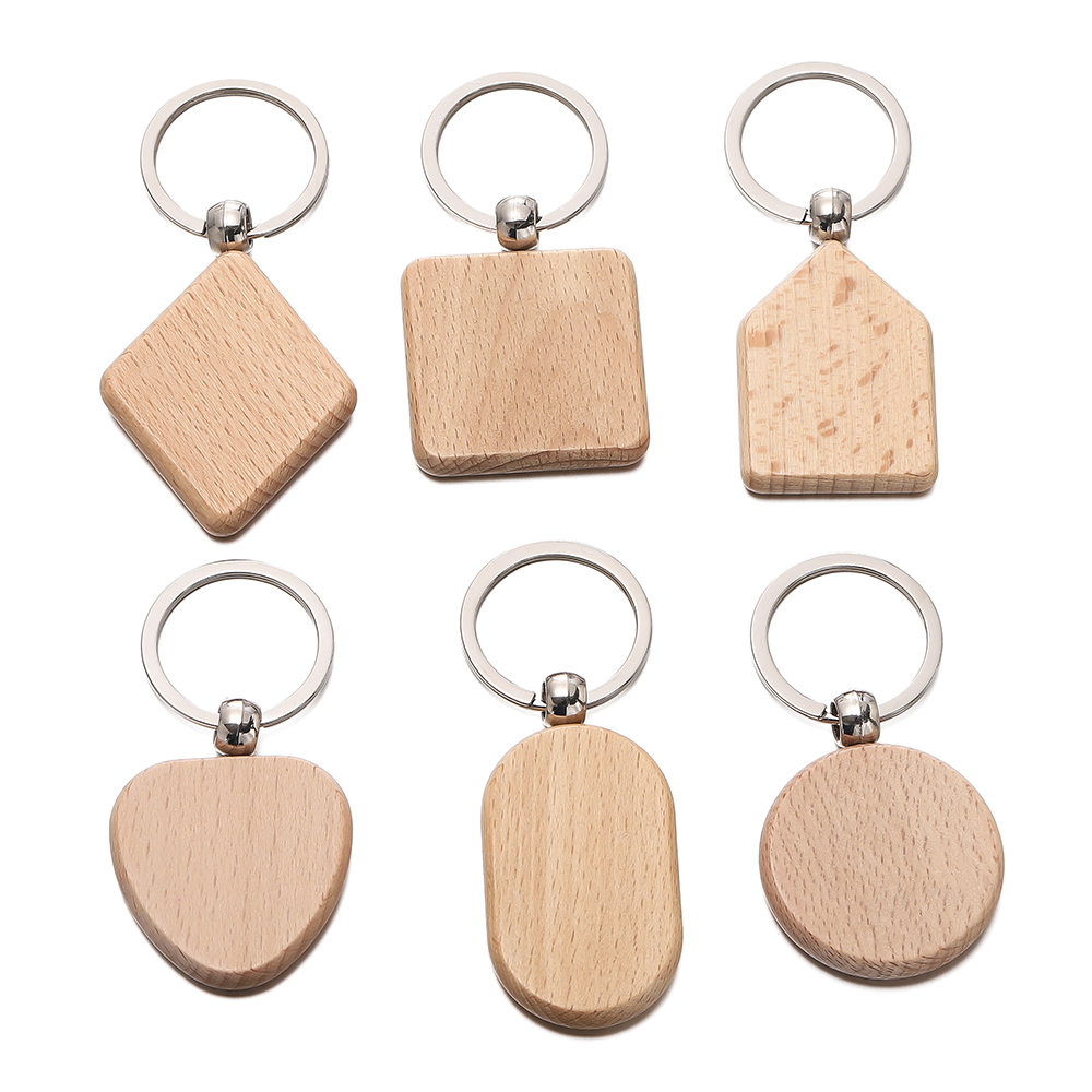 5 teile/los leere Geometrie Ho – Wood Ring Blank Bewertung und Preis