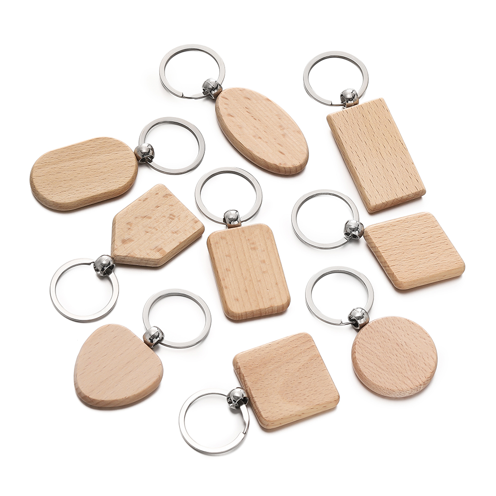5 teile/los leere Geometrie Ho – Wood Ring Blank Bewertung und Preis