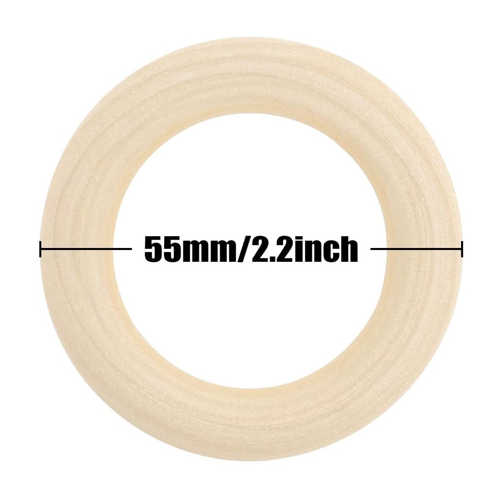 20 Stück Holzringe zum Basteln – Wood Ring Blank Bewertung und Preis