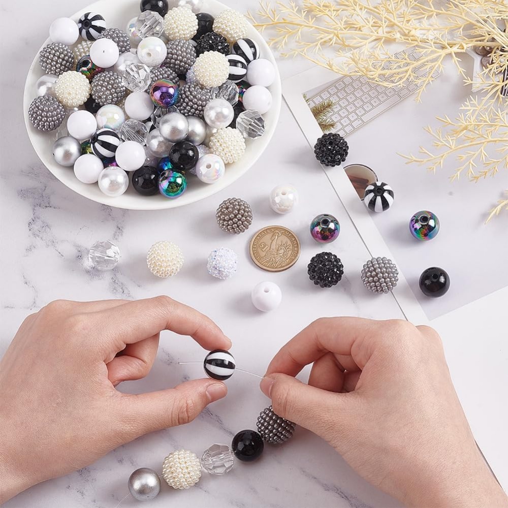 106 Stück klobige Perlen, 12 S – Resin Crafts Bewertung und Preis