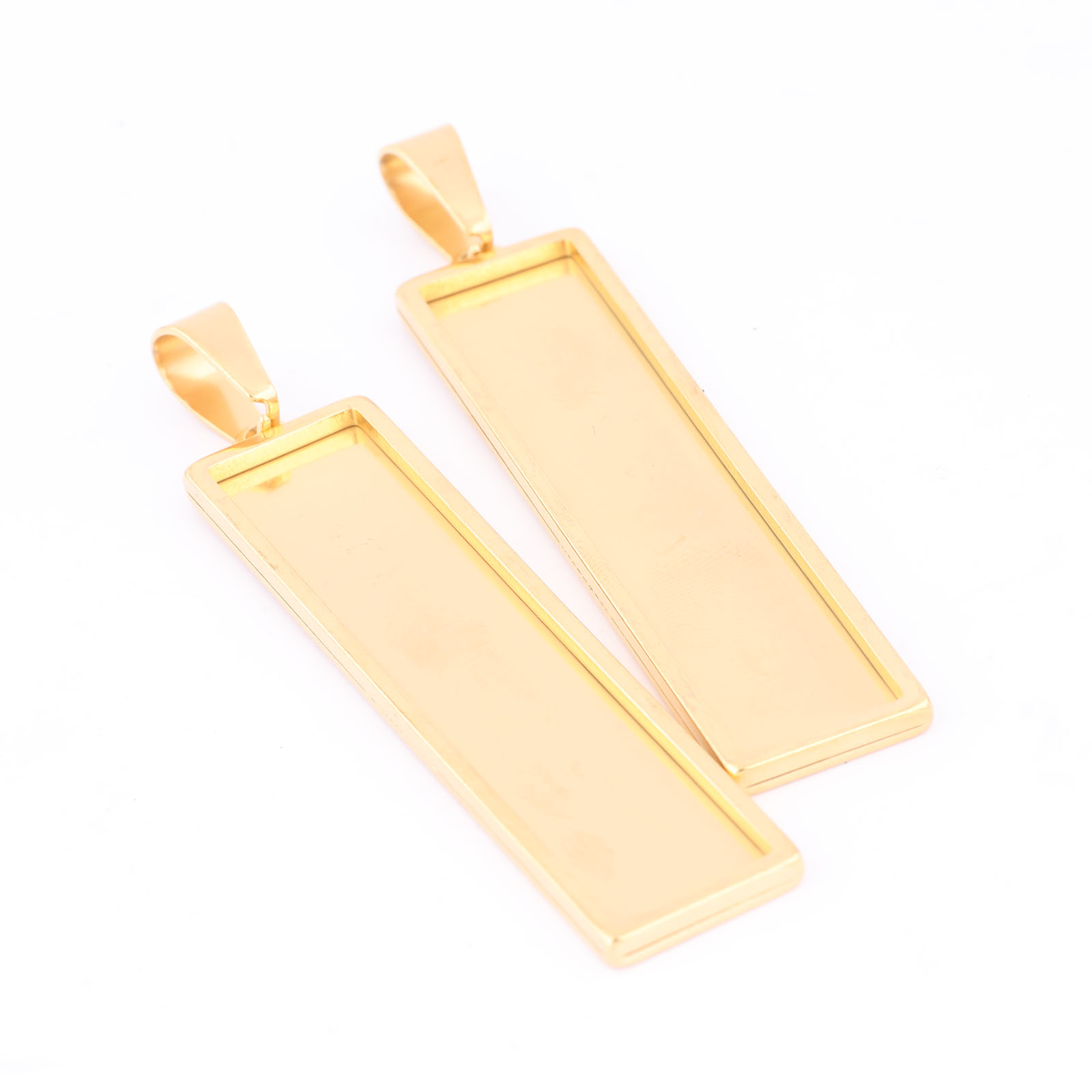 5 stücke Edelstahl vergoldet 1 – Bezels Set Pendant Bewertung und Preis