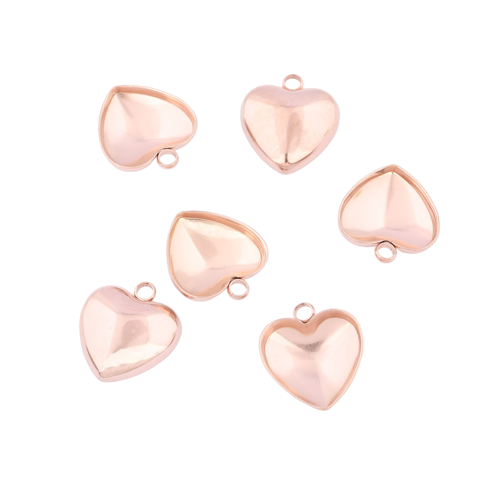 20 Stück Edelstahl 12mm Herzfö – Bezels Set Pendant Bewertung und Preis
