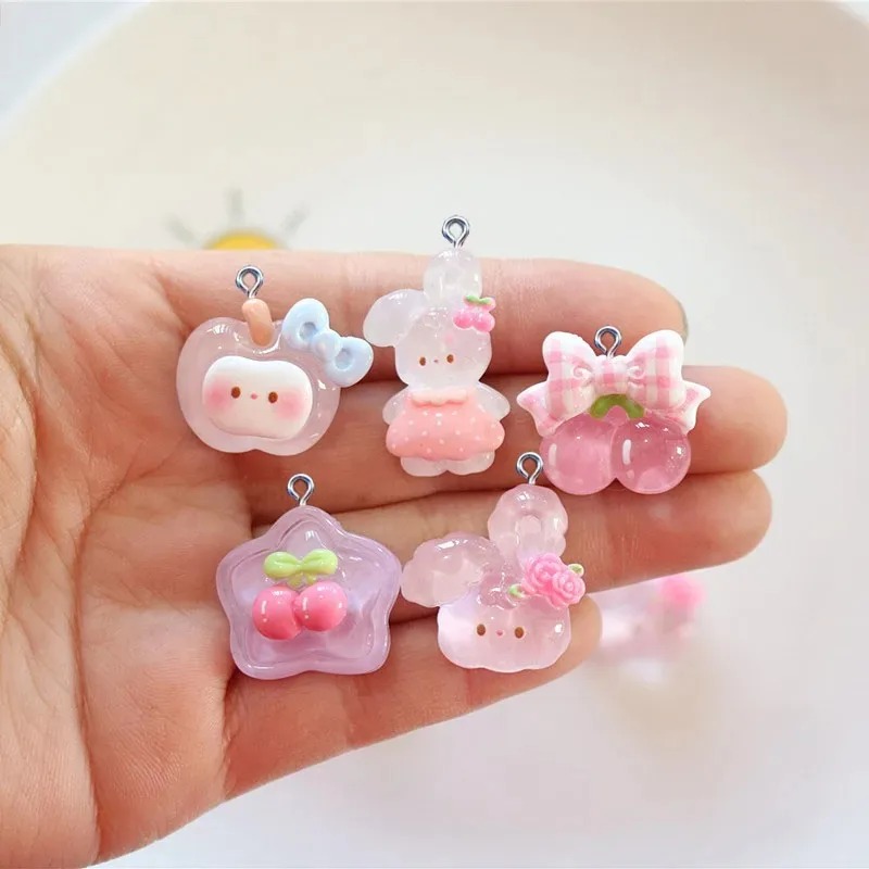 10 Stück Niedliche Kirschhasen – Resin Crafts Diy Bewertung und Preis
