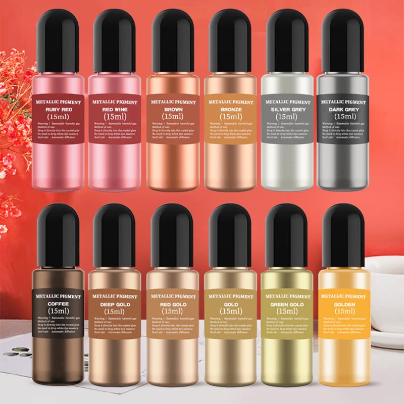 15ml Metall harz Pigment Alkoh – Resin Dye Alcohol Bewertung und Preis