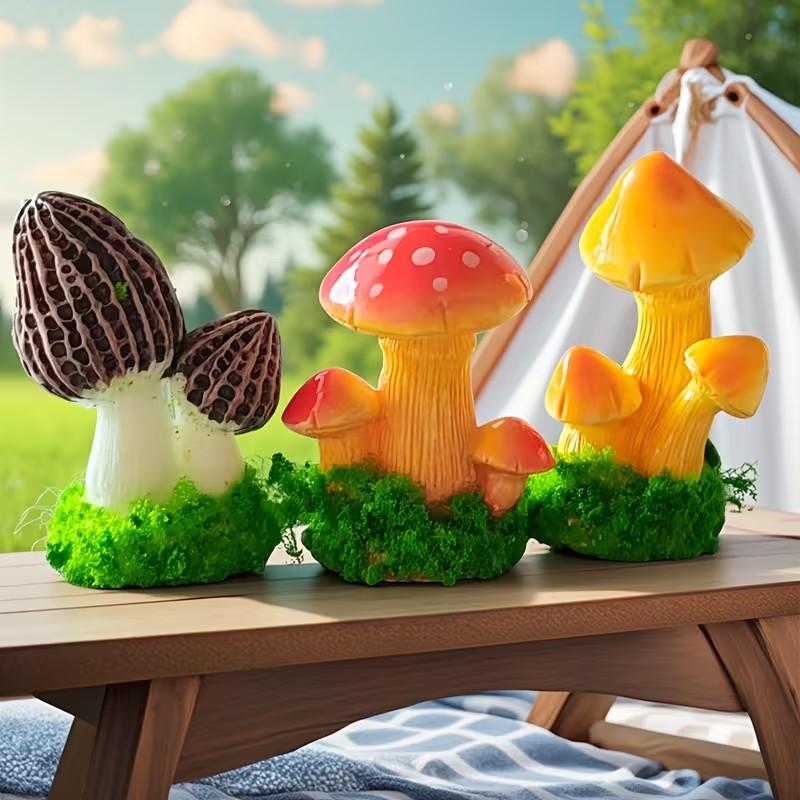 1 Set aus 3 künstlichen Pilzor – Terrarium Moss Art Bewertung und Preis