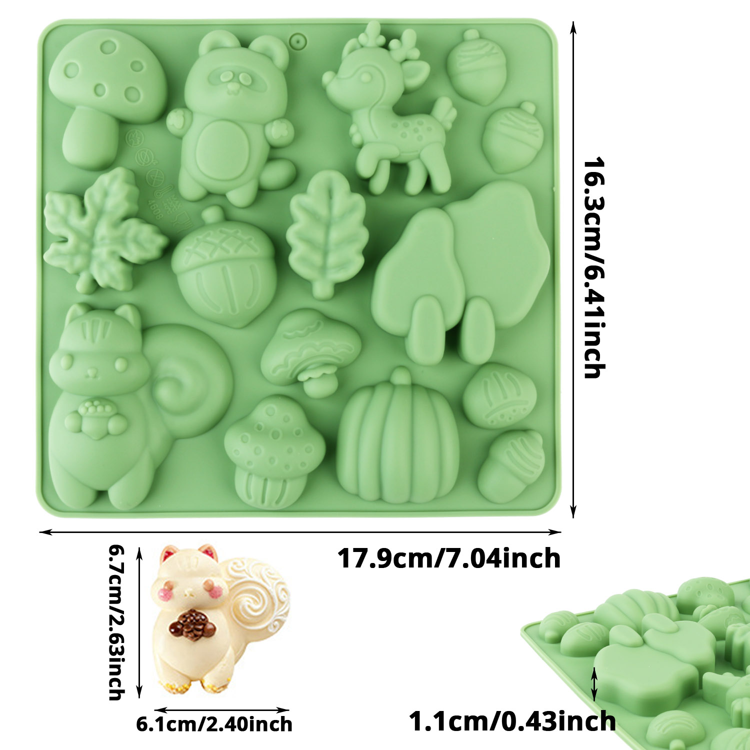 1 Silikon-Kuchenform in Tierfo – Resin Craft Material Bewertung und Preis