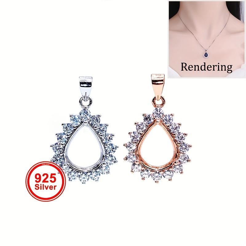 1 Stück Rose Golden Silvery Te – Bezels Set Pendant Bewertung und Preis