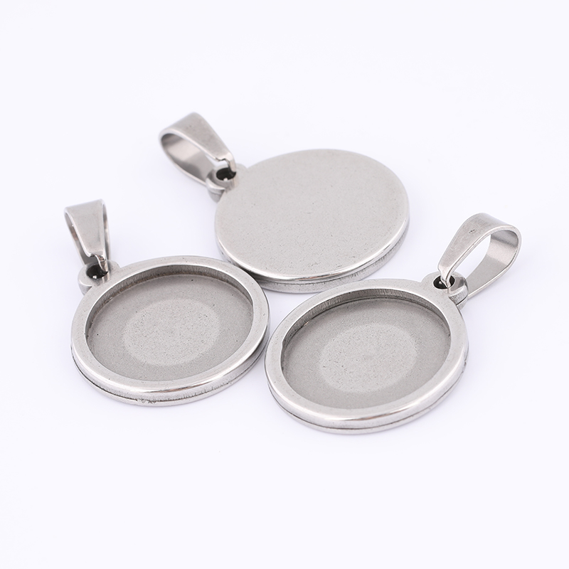 10 Stück 15 mm runde Cabochon- – Bezels Set Pendant Bewertung und Preis