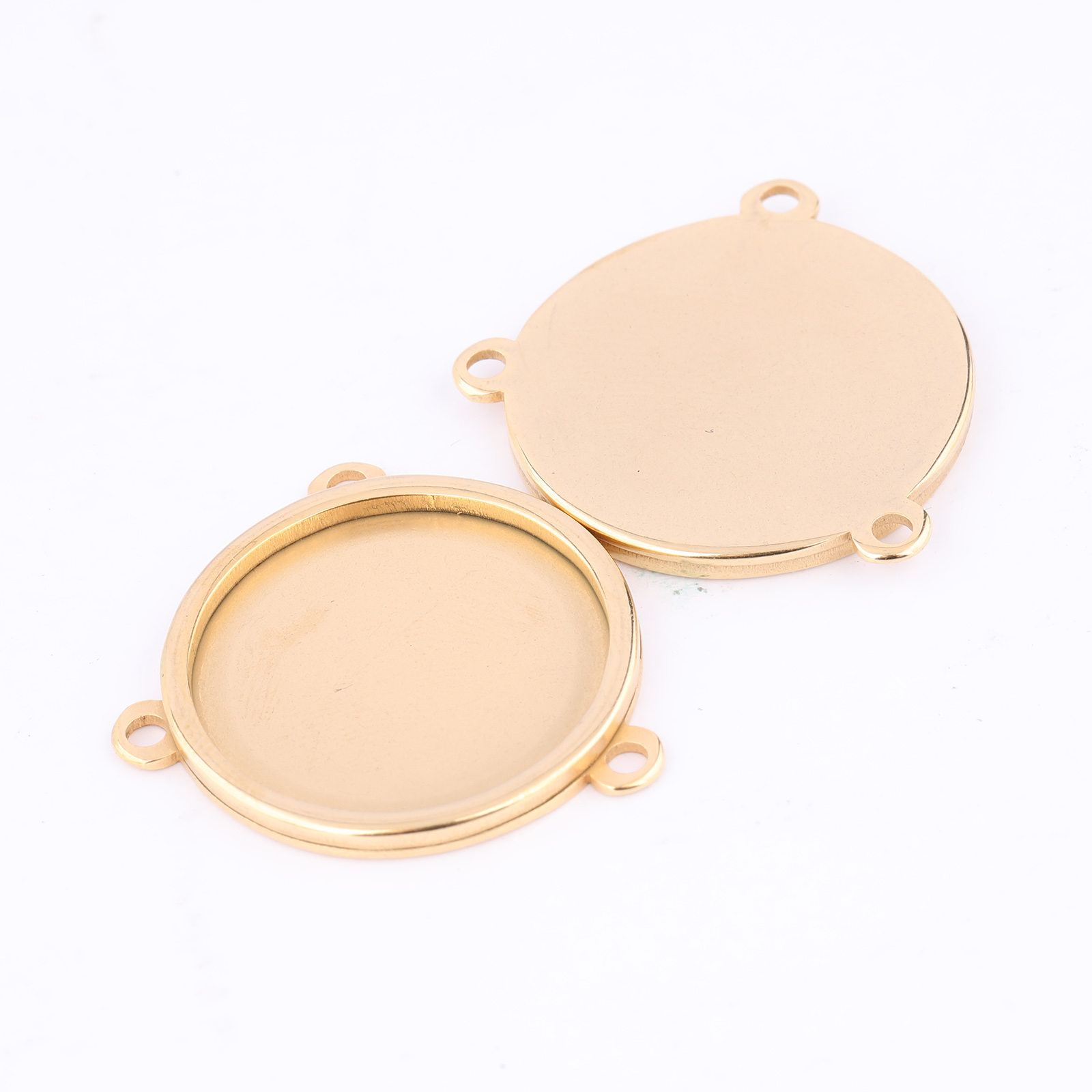 5 Stück Edelstahl vergoldet 16 – Bezels Set Pendant Bewertung und Preis