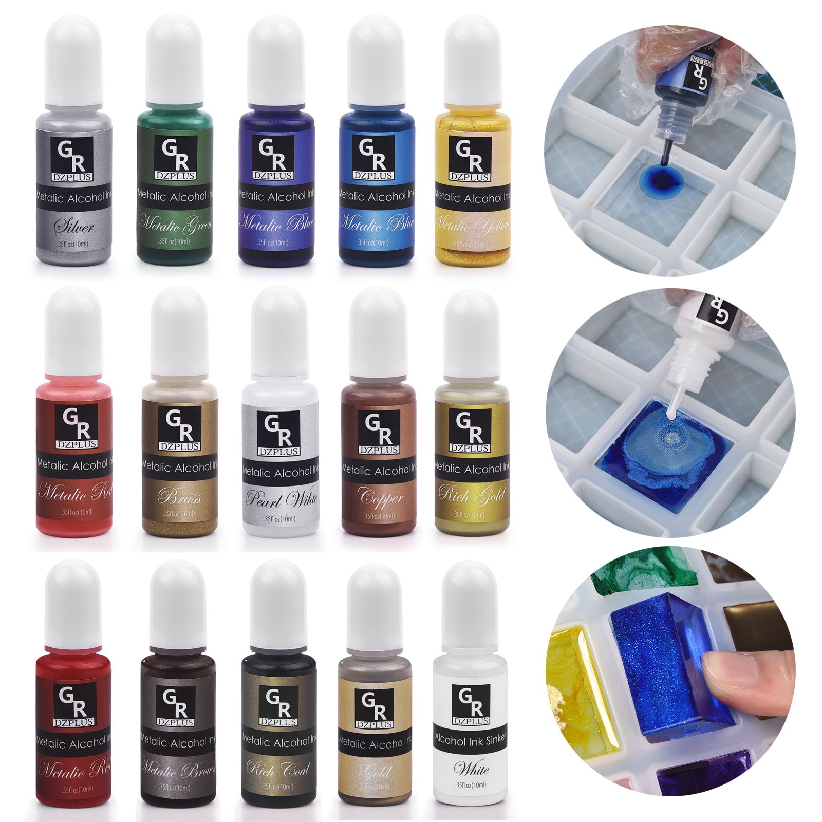 1 Set Harz Pigment Kit Kunst T – Resin Dye Alcohol Bewertung und Preis